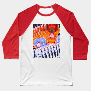 Rei and Asuka (Neon Genesis Evangelion) Baseball T-Shirt